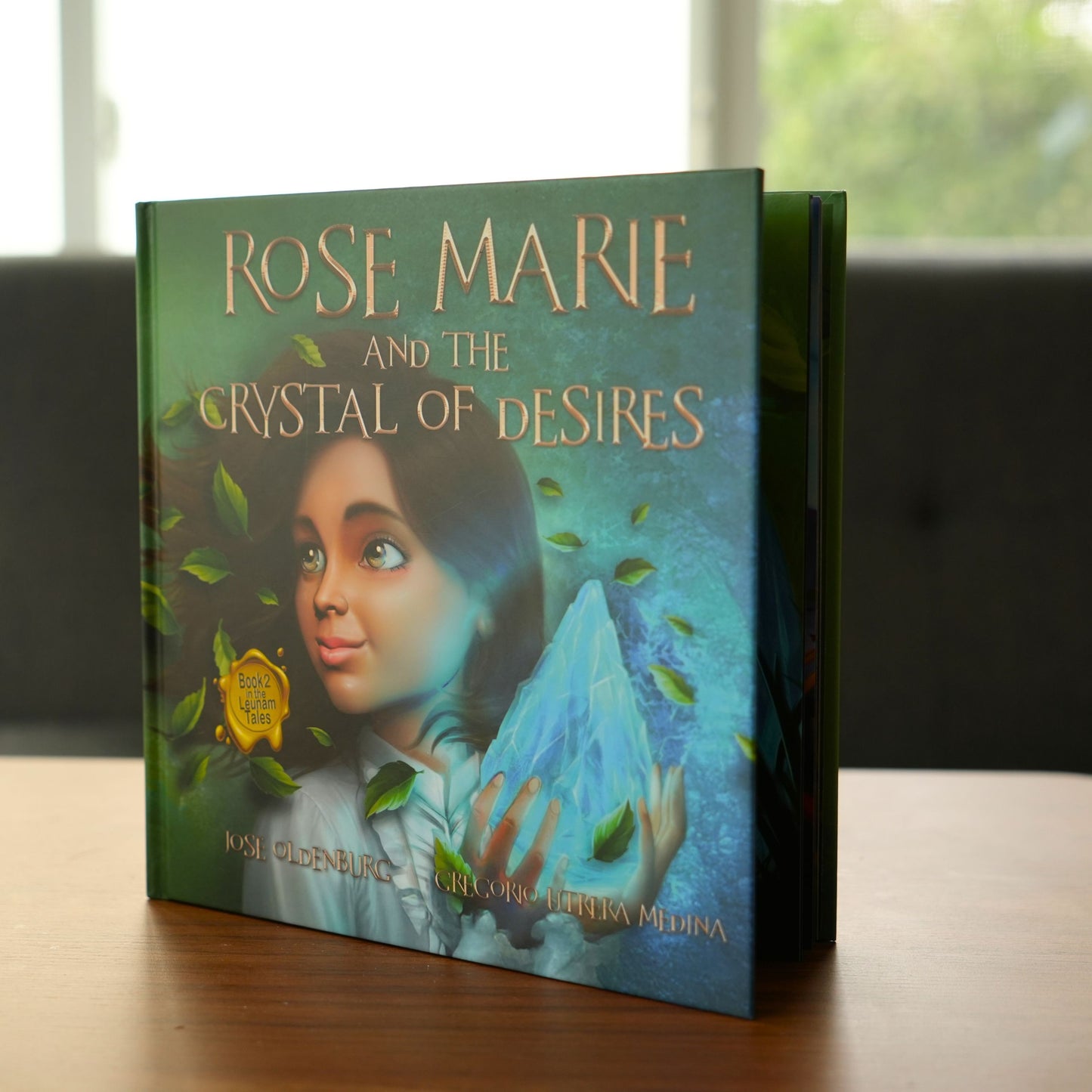 Rose Marie And The Crystal Of Desires | Book 2 | Hardcover Family Book | 88 Cinematic Illustrated Pages
