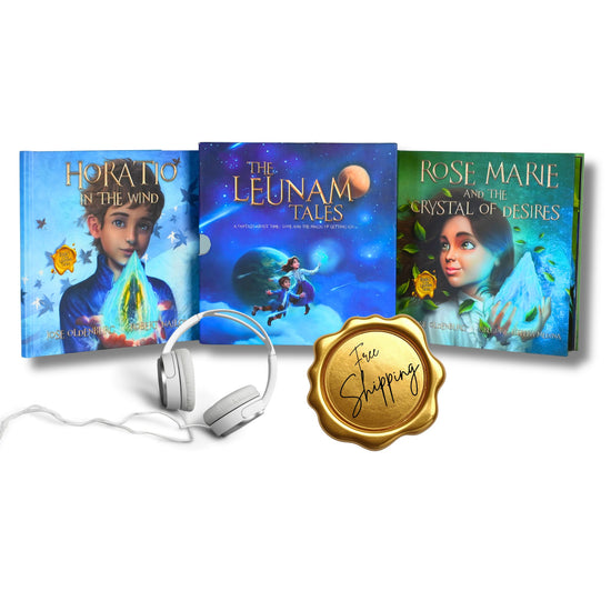Bundle Audiovisual Experience | In English | Two Immersive Hardcover Picture Books With Audio About Time & Loss | 164 Cinematic Illustrated Pages
