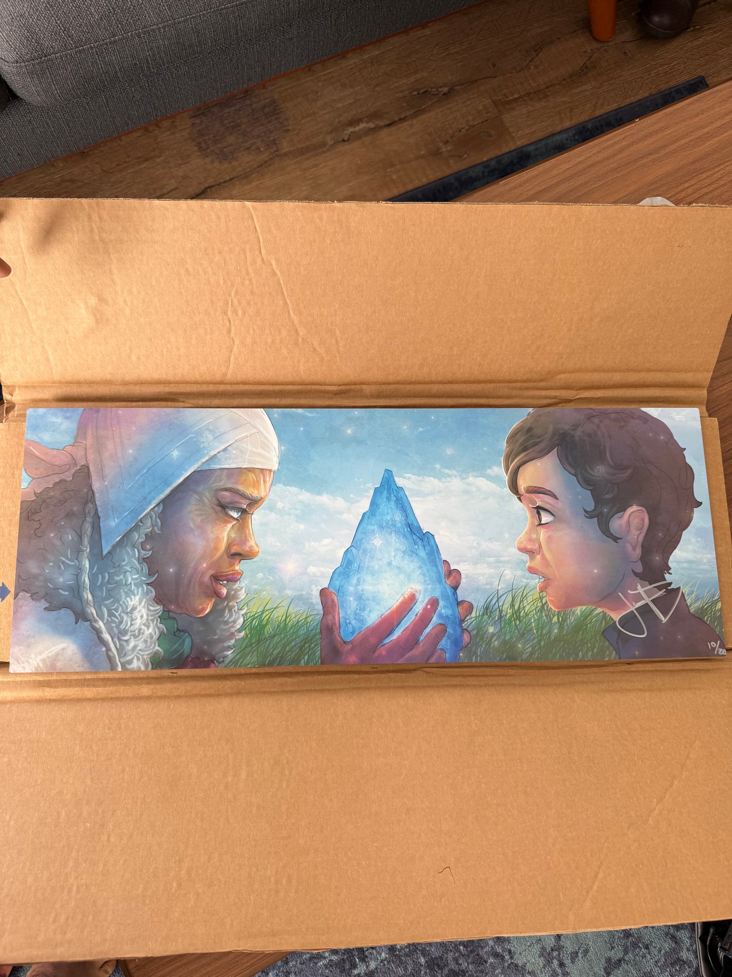 Signed, Numbered, 8" x 20" Aluminum Print Wall Art