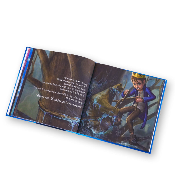 A page of The Leunam Tales with Horatio